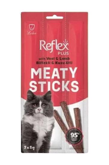 Reflex Stick Biftek ve Kuzu Etli Kedi Ödül Maması 3x5 Gr